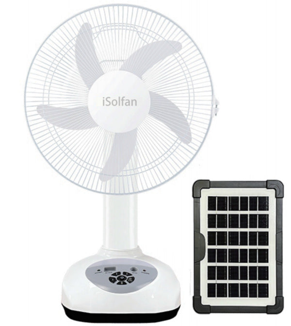 Unisex Solar-powered Stand Fan Bowlift