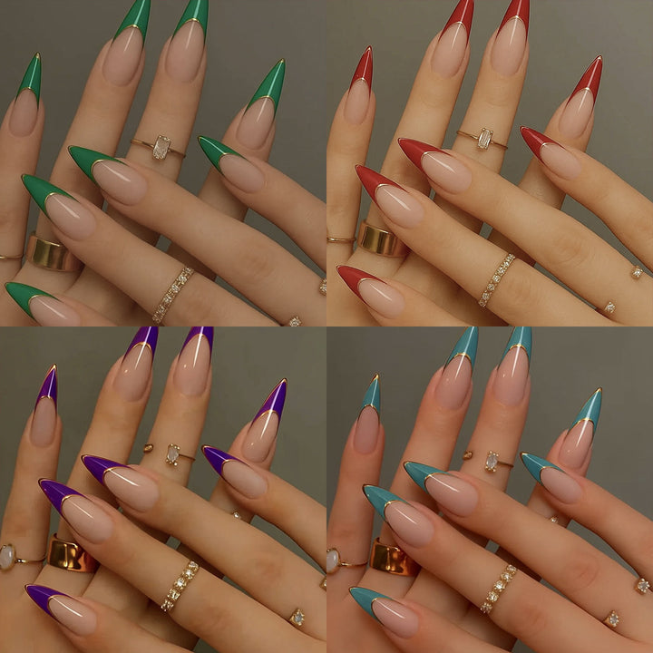 Elegant Stiletto Nail Enhancements Bowlift