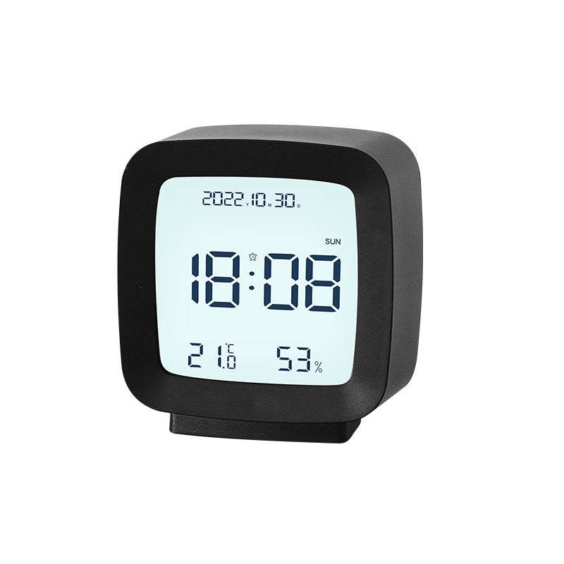 Digital Multifunction Alarm Clock with Temperature and Hygrometer Display Bowlift