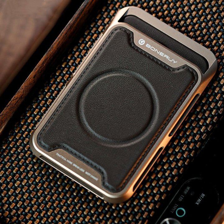 BowLift | Magnetic Leather Slim Card Holder