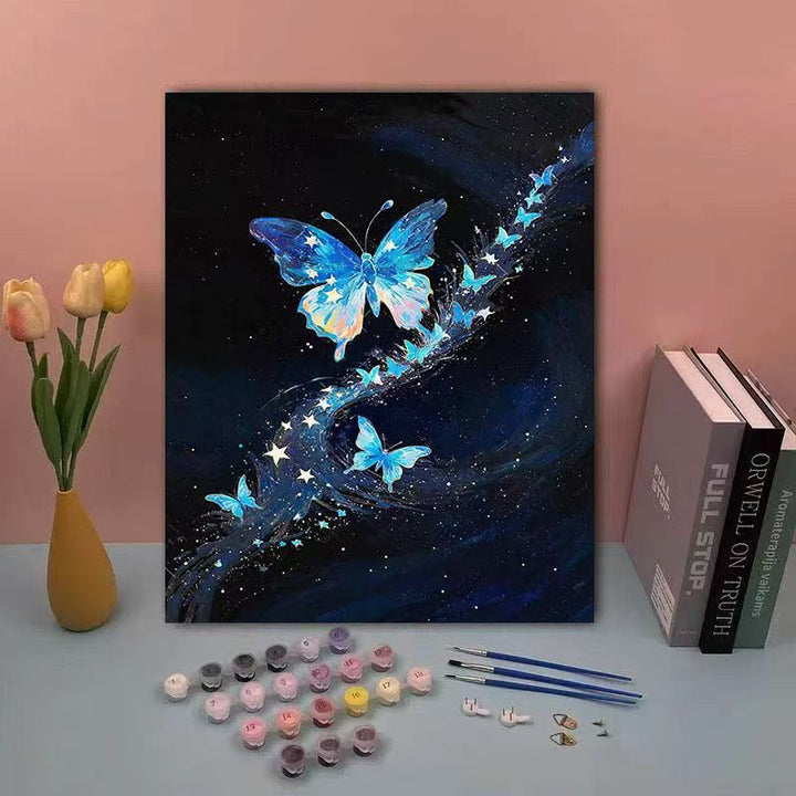 DIY Butterfly Paint by Numbers Kit Bowlift