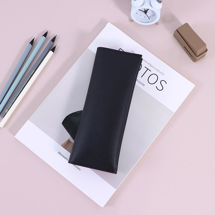 Elegant Leather Pencil Case Bowlift