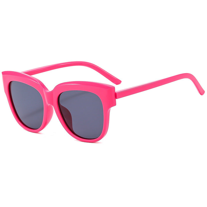 Women's fashionable cat-eye sunglasses with trendy plastic frame Bowlift