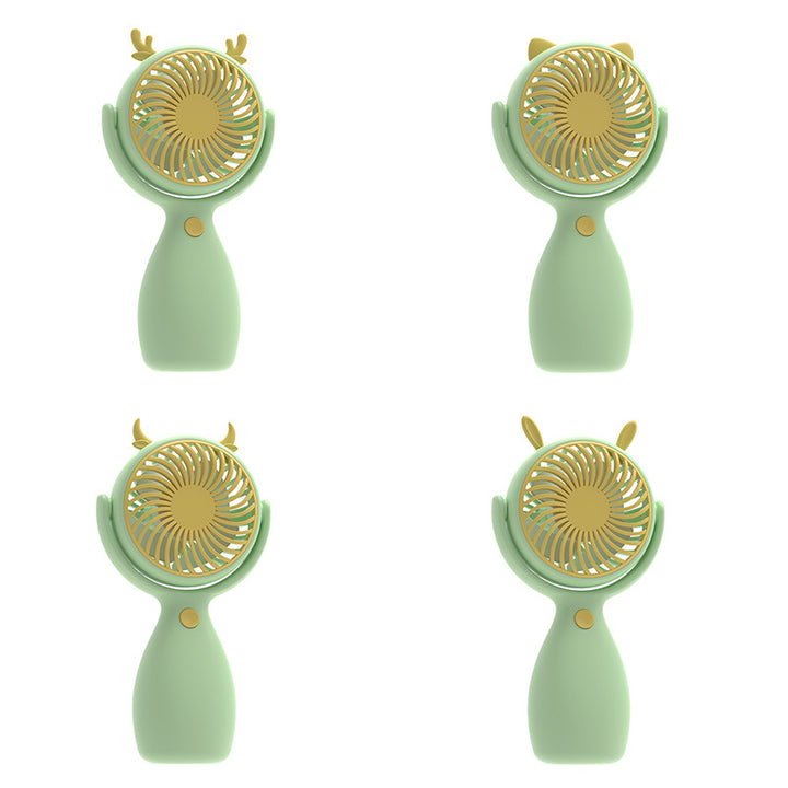 Women's portable mini hand fan with animal design Bowlift
