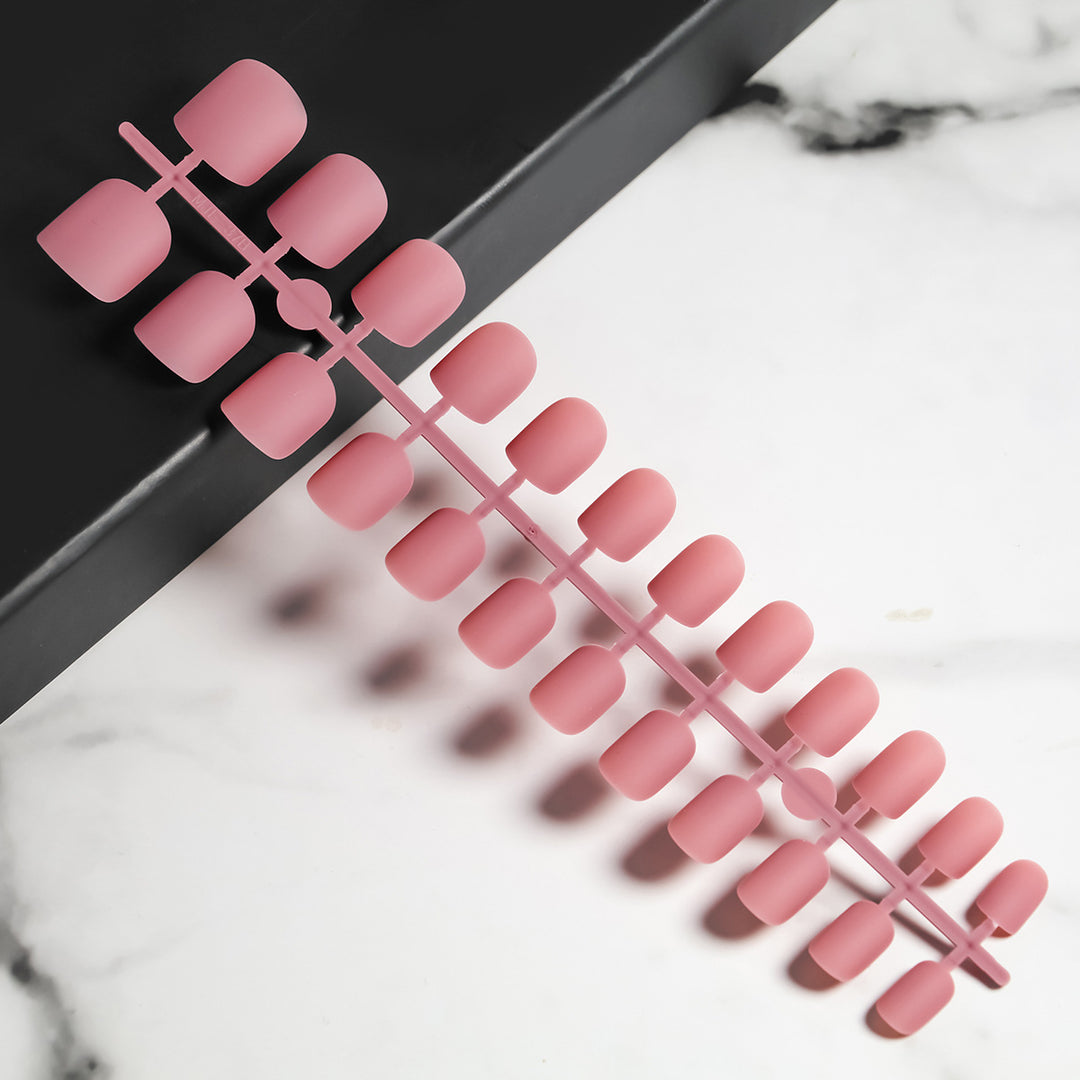 Matte Finish Press-On Nail Tips Bowlift
