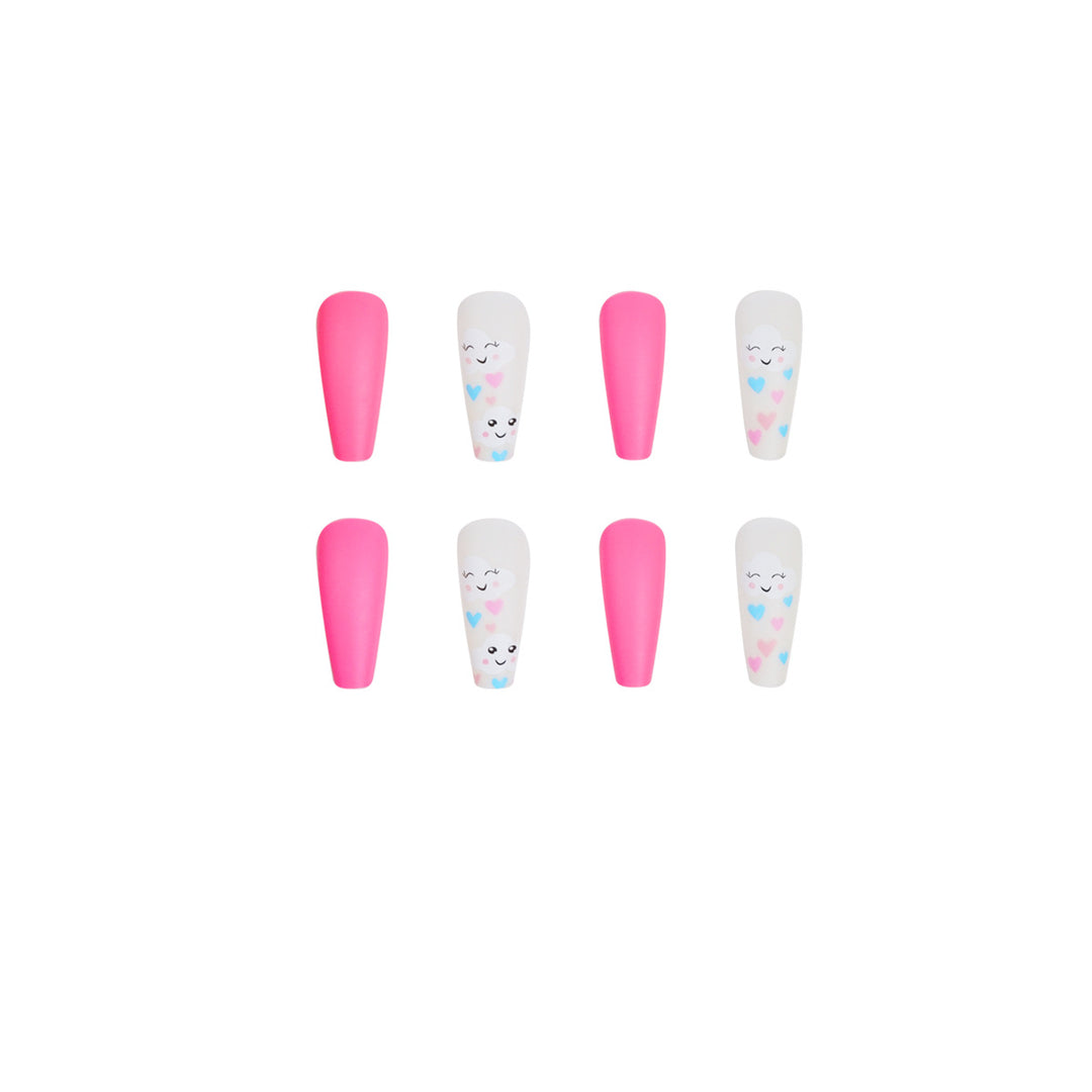 Artful Nail Art with Cute Cloud and Heart Designs Bowlift