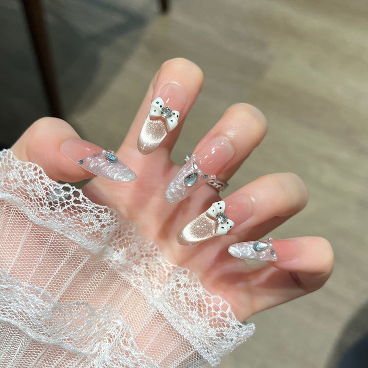 Decorative Animal Print Press-On Nail Set Bowlift