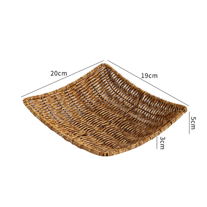 Handwoven Decorative Serving Basket Bowlift