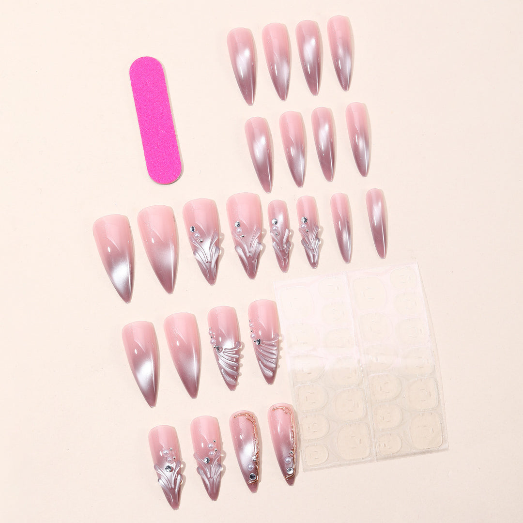 Elegant Sculpted Nail Art Extensions Bowlift