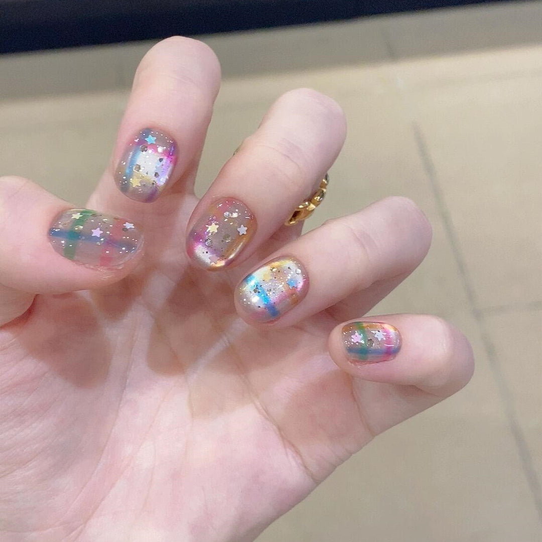 Glamorous artificial nails with multifunctional design Bowlift
