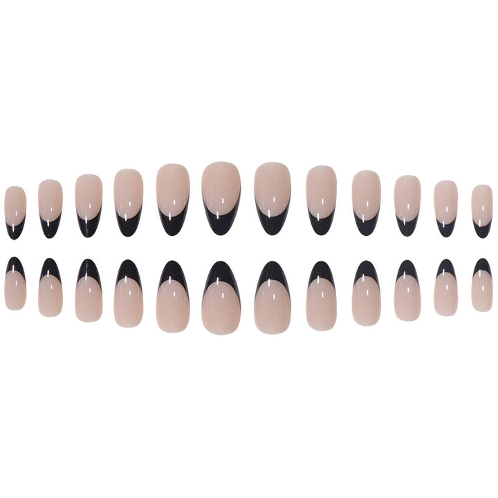 Stylish French Tip Nail Art Bowlift