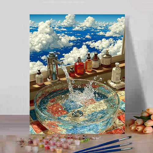 DIY Landscape Painting Kit Bowlift