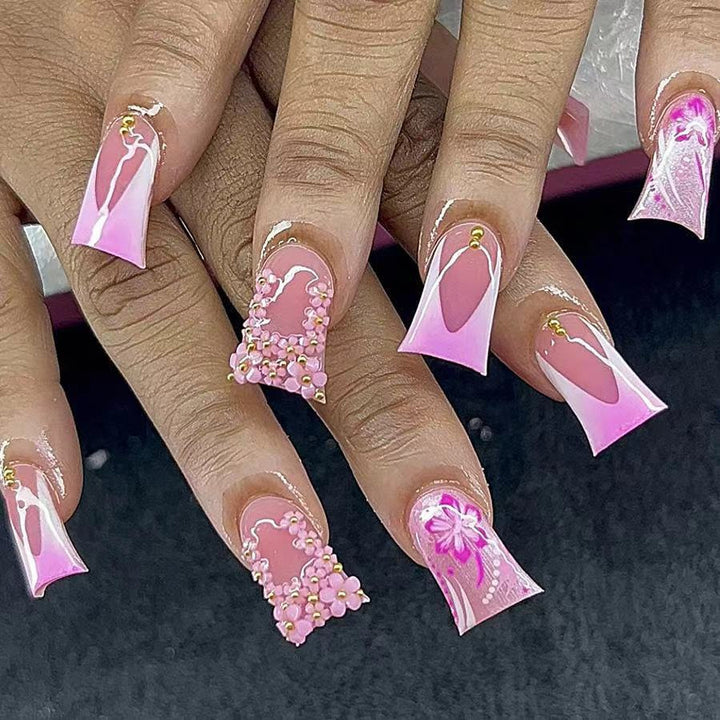 Decorative Gel Nail Enhancements Bowlift