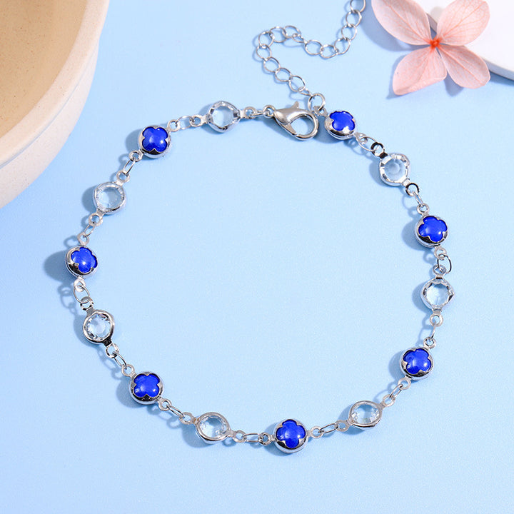 Decorative Gemstone Anklet Bowlift