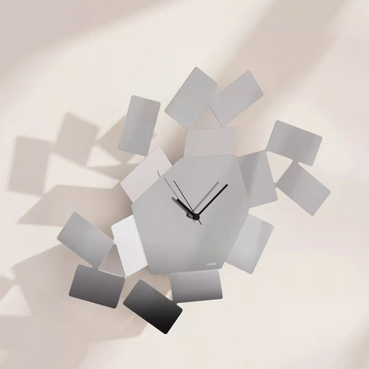 Abstract Geometric Wall Clock