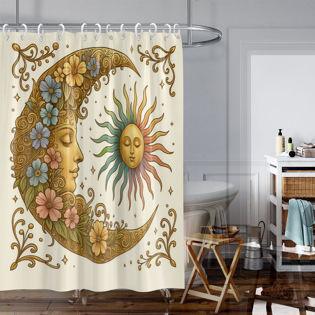 Artistic Shower Curtain Bowlift