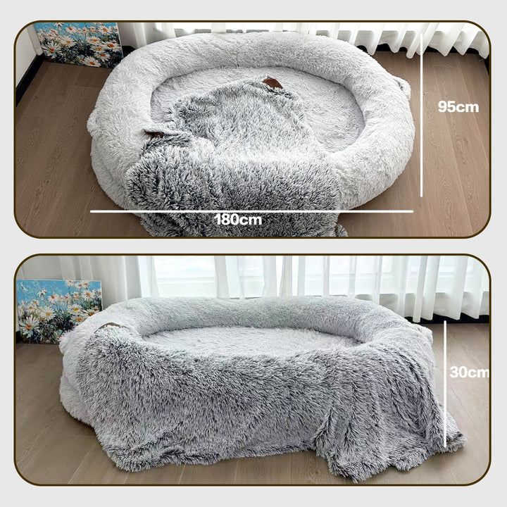 Orthopedic Plush dog bed