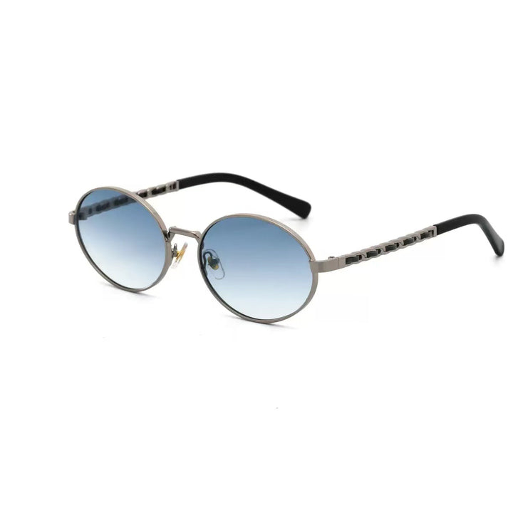 Women's elegant round sunglasses with luxurious frame and comfortable temples Bowlift