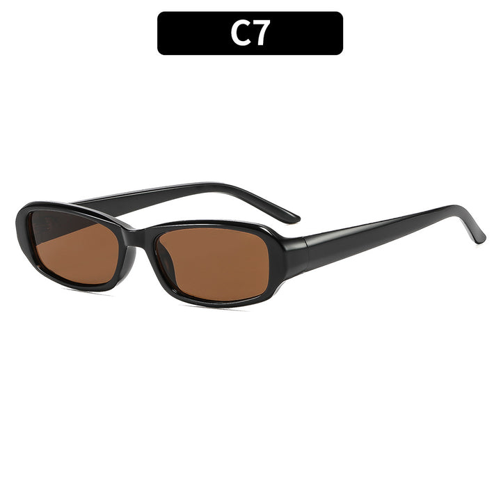 Sleek Retro-Inspired Rectangle Sunglasses