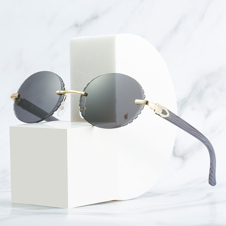 Round Frame Fashion Sunglasses Bowlift