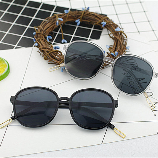 Ladies fashionable square sunglasses with transparent frame Bowlift