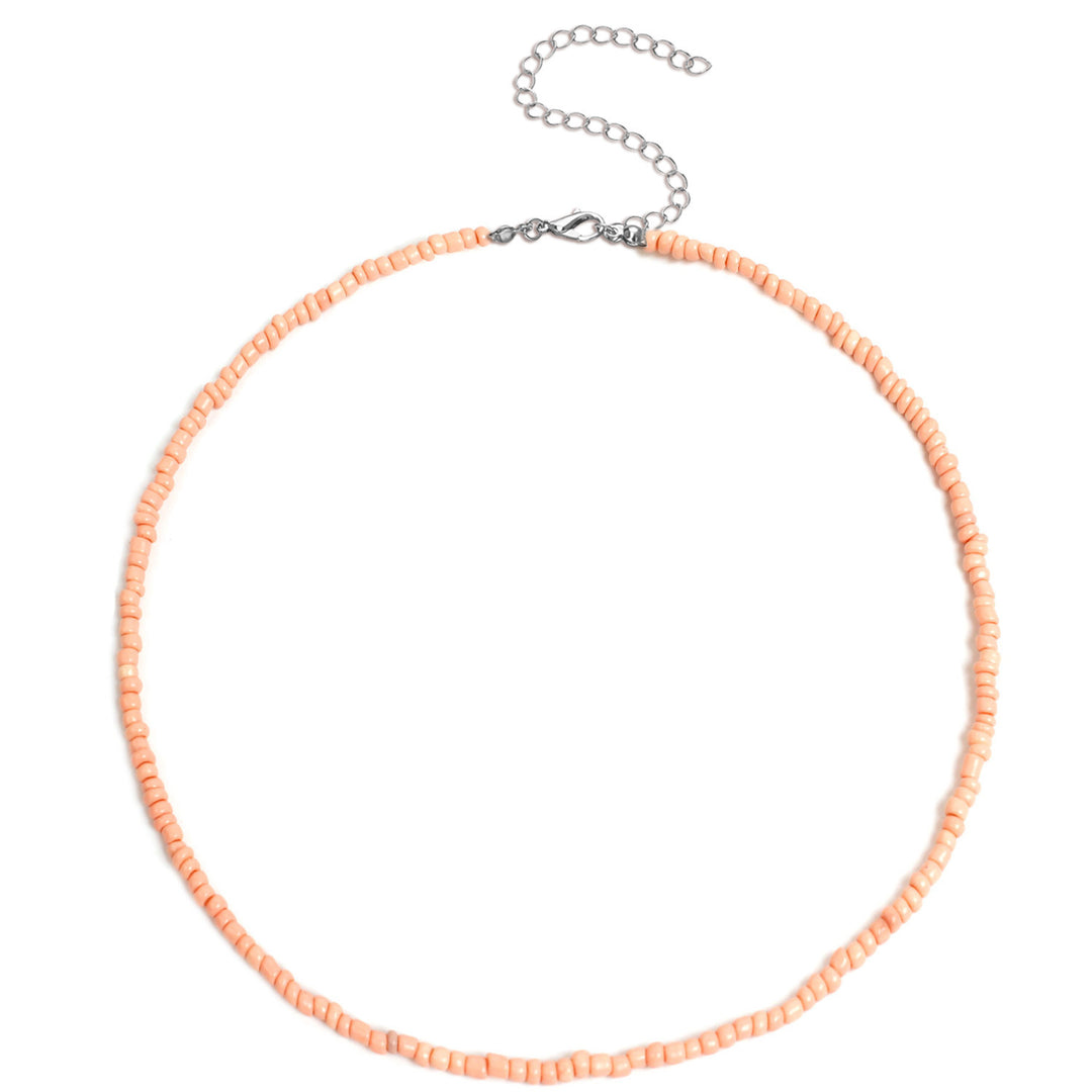 Colorful Beaded Choker Necklace Bowlift