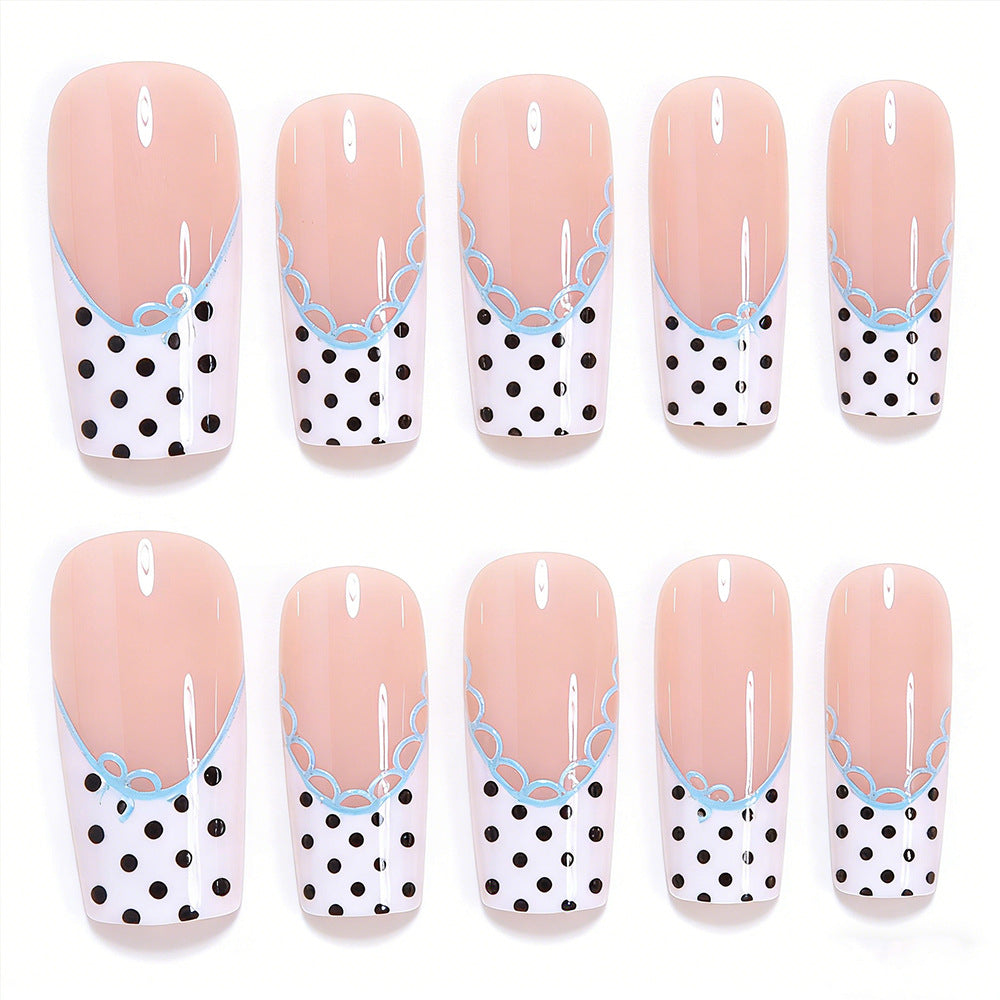 Artistic Long Acrylic Nail Enhancements Bowlift