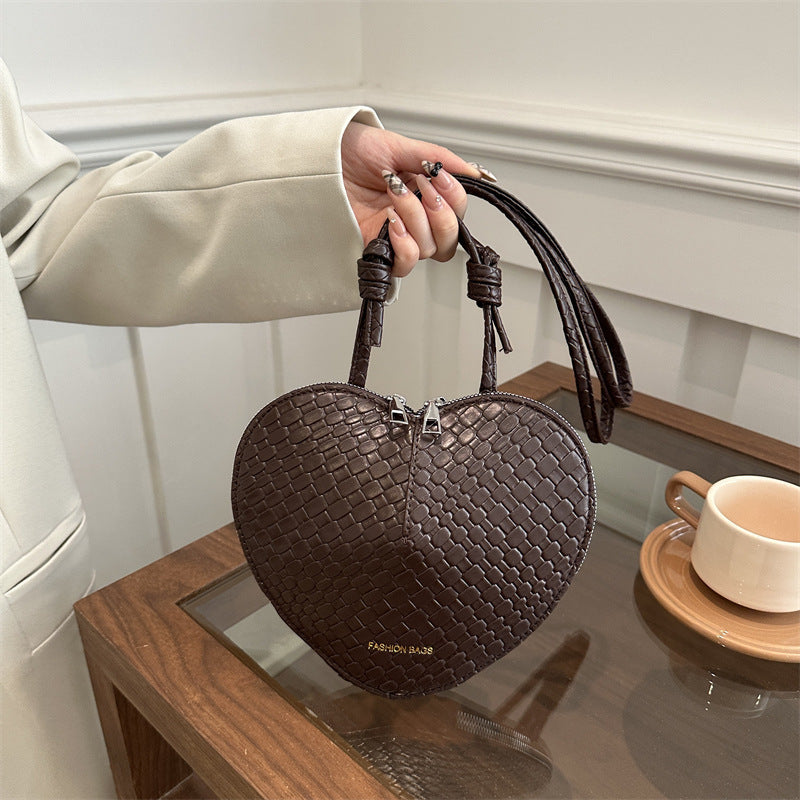 Heart-Shaped Crossbody Handbag Bowlift