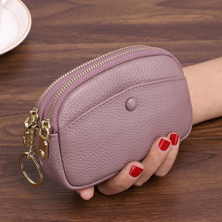 Compact Leather Coin Pouch Bowlift