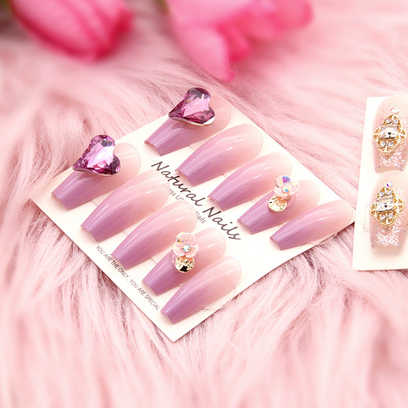 Elegant Pre-Designed Press-On Nail Set Bowlift