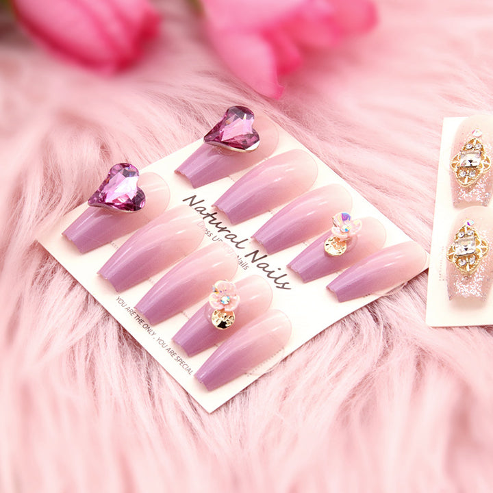 Elegant Pre-Designed Press-On Nail Set Bowlift
