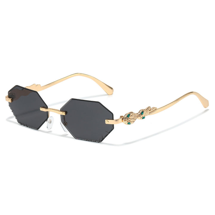 Fashion-Forward Statement Hexagonal Sunglasses Bowlift