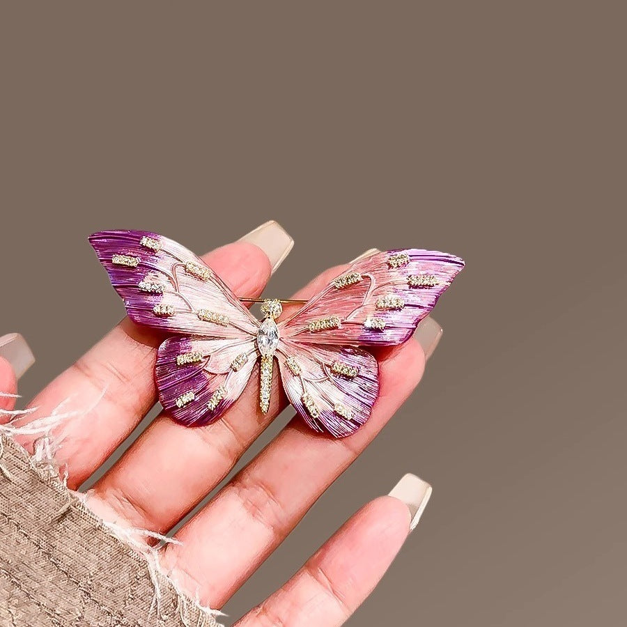 Elegant Butterfly Brooch Bowlift