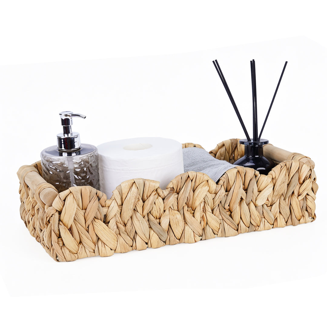 Decorative Woven Storage Tray Bowlift