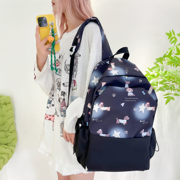 Backpack with Playful Animal Design and Large Storage Bowlift