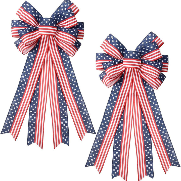 Unisex nan long Decorative Bow for Door Wreath and Wall Mount with Layered Loops Bowlift