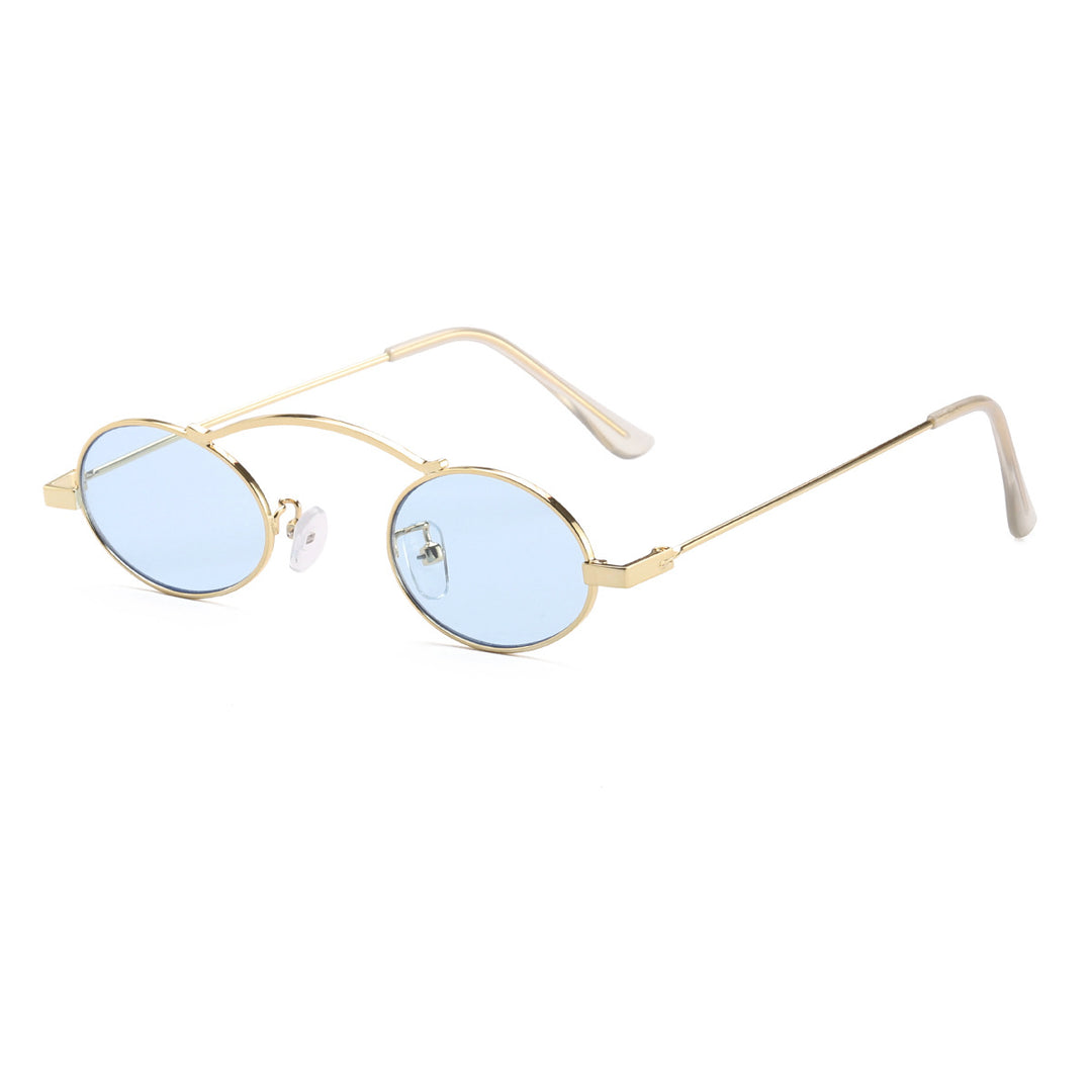 Women’s fashionable sunglasses with a unique circular frame and distinctive lenses Bowlift