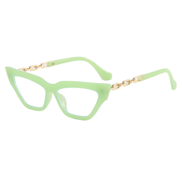 Women Trendy Sunglasses with Exclusive Chain Details Bowlift