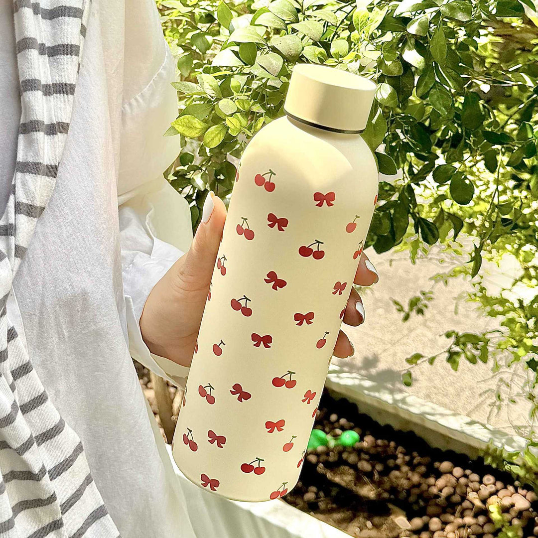 Women's Insulated Drinking Bottle with Cheerful Animal Design Bowlift