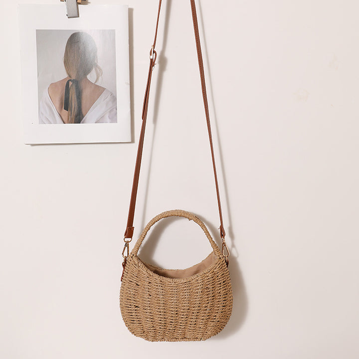 Handbag Made of High-Quality Natural Material Bowlift