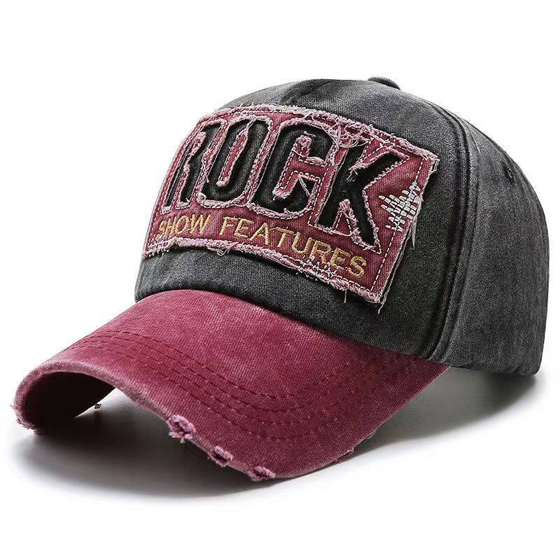 Unisex Distressed Graphic Adjustable Cap Bowlift