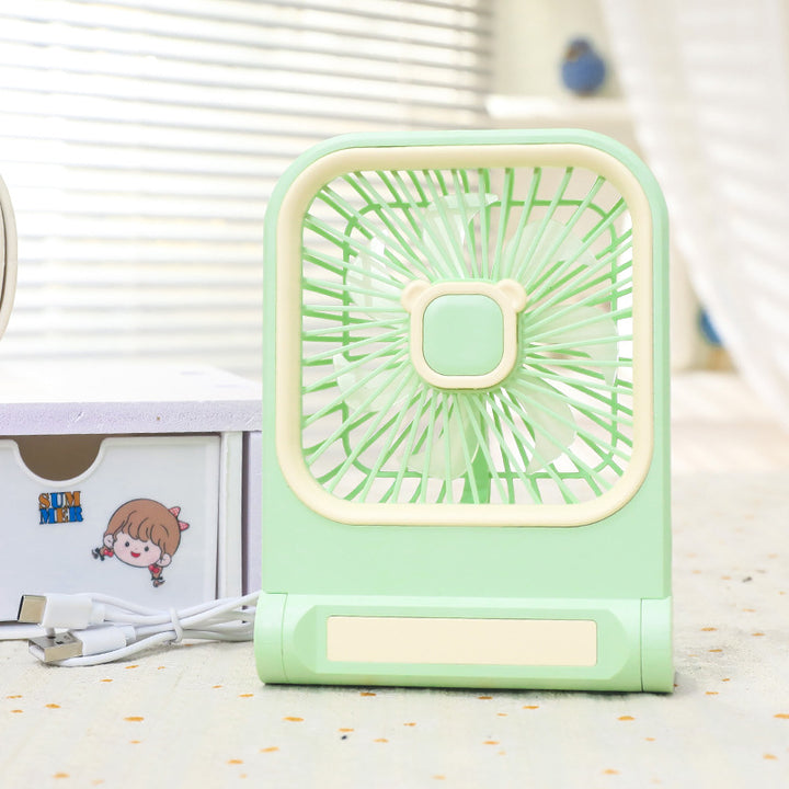 Women's portable mini fan with charming cat design Bowlift