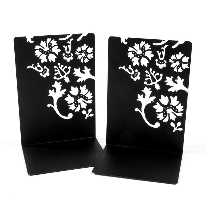 Decorative Flower-Inspired Bookends