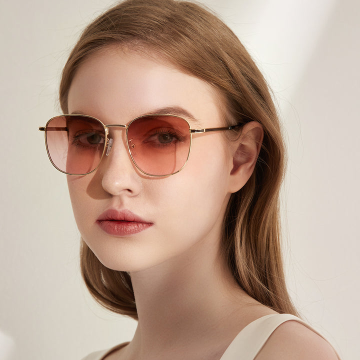 Ladies fashionable sunglasses with high-quality metal frame Bowlift