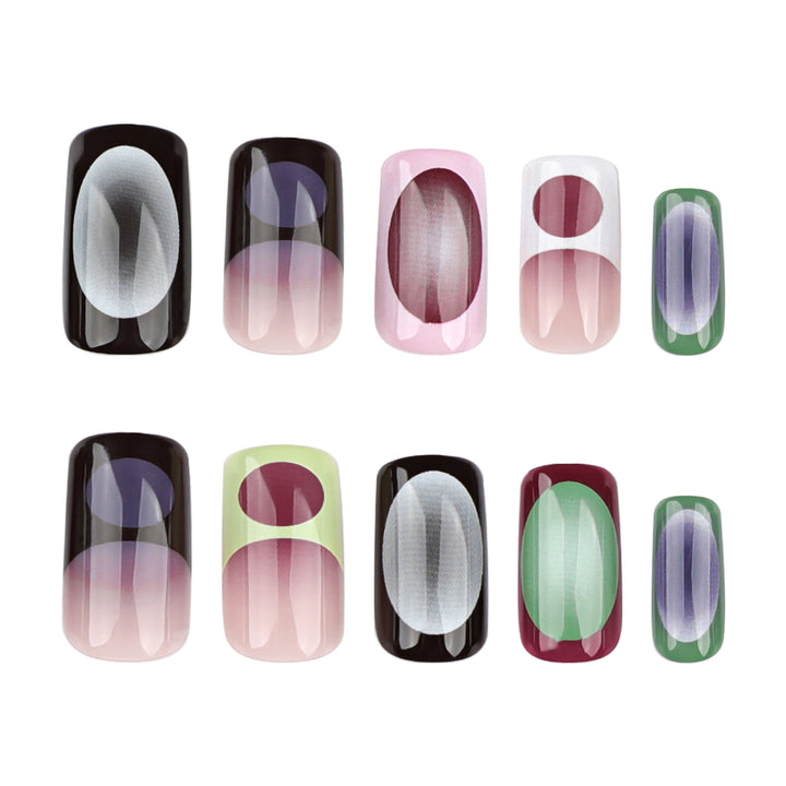 Artful Nail Art with Geometric Designs Bowlift