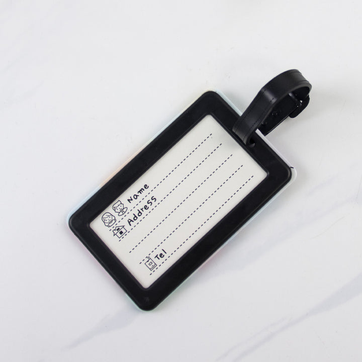 Geometric Travel Luggage Tag Bowlift