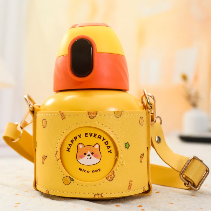 Ladies Insulated Water Bottle with Cute Animal Design Bowlift
