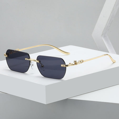 Ladies elegant half-rim glasses with decorative details Bowlift