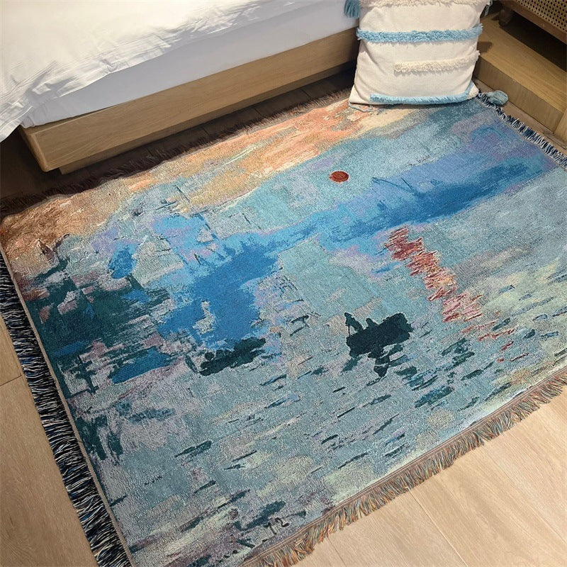 Artistic Abstract Throw Blanket