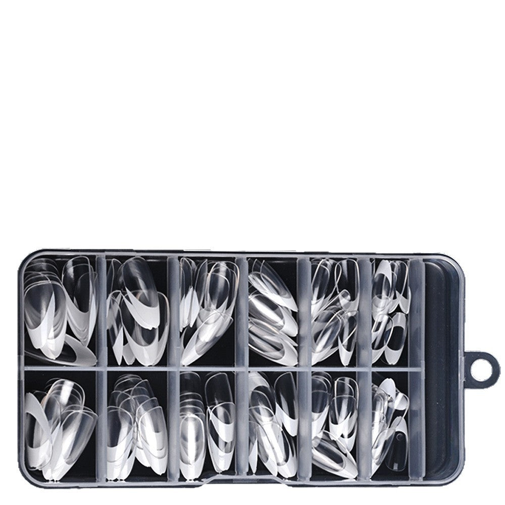 Half-Moon French Tip Nail Tips Collection Bowlift